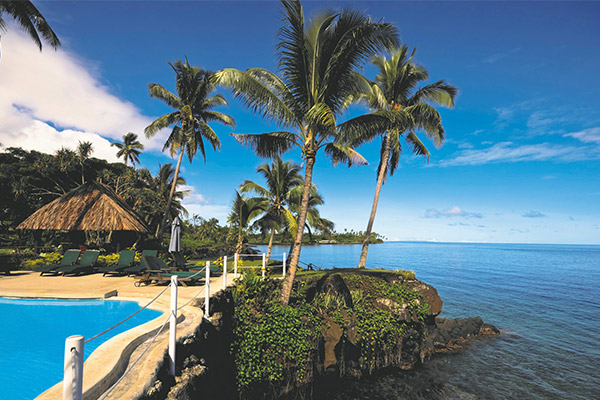 Fiji Waiyevo Paradise Taveuni Schwimmen Schnorcheln Resort