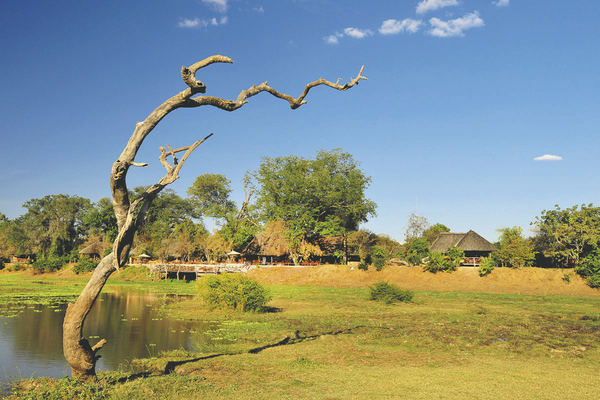 Zambia Kafunta River Lodge Unterkunft Luangwa River Chalet Guide