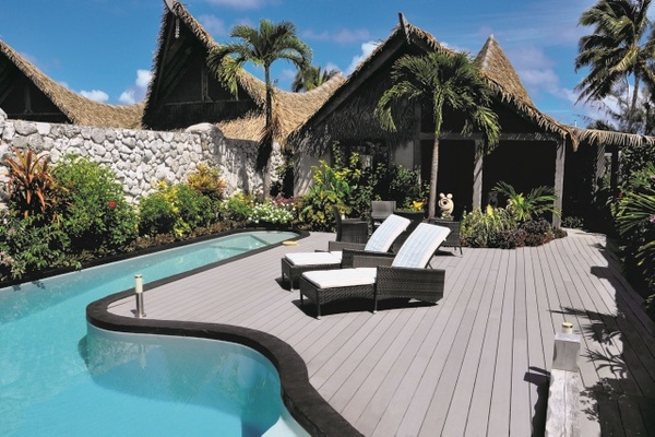 Cook Islands Aitutaki Resort Luxus Abgeschiedenheit Strandblick