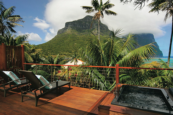 Australien Capella Lodge Unterkunft Lord Howe Island Luxus Ambiente
