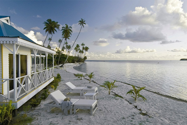 Französisch Polynesien Opoa Strand Resort Huahine ruhig 