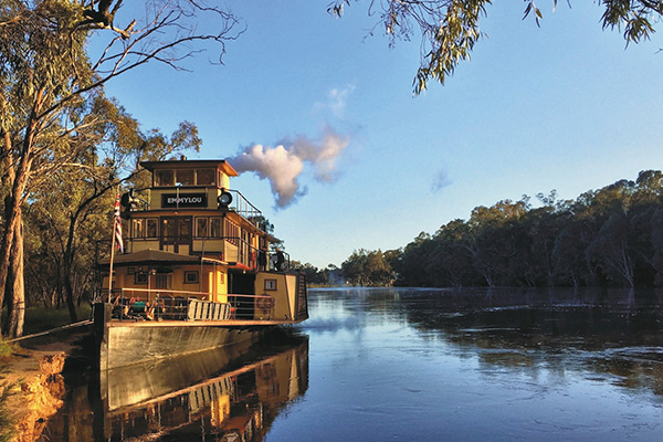 Australien Flusskreuzfahrt Murray River Melbourne Raddampfer Pioniergeschichte