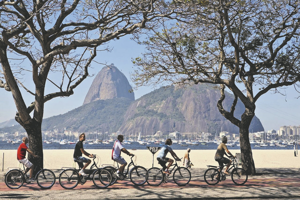 Brasilien Fahrradtour Rio de Janeiro Privattour Copacabana Flamenco