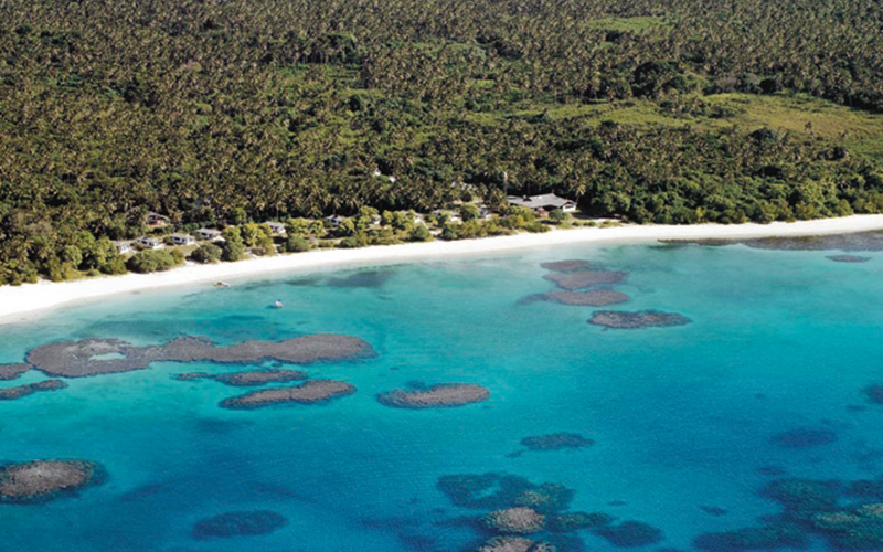 Tonga Schnorcheln Strandresort Strand Bewohner
