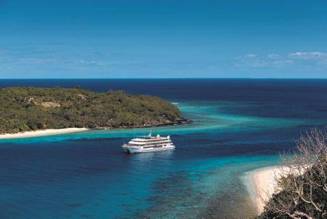 Fiji Blue Lagoon Cruise Kreuzfahrt Katamaran Paradies Unterwasserwelt
